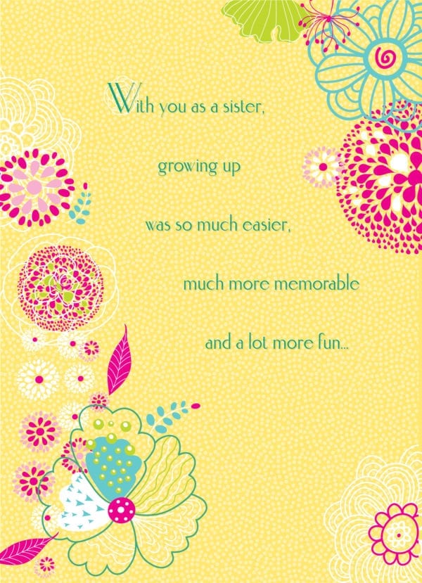 Memories of a Loved Sister