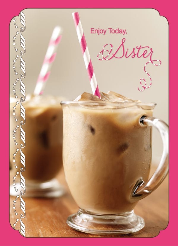 A Relaxing Latte for Sister