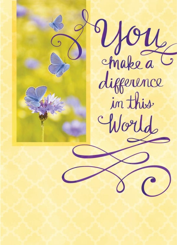 You Make a Difference
