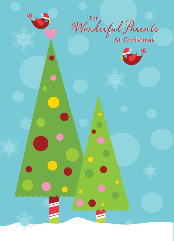 Polka Dot Pine Trees