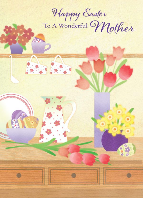 Flowers on Counter