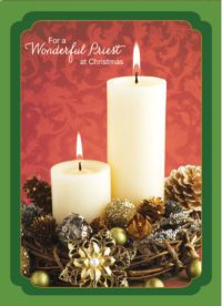 Candles and Pine Cones