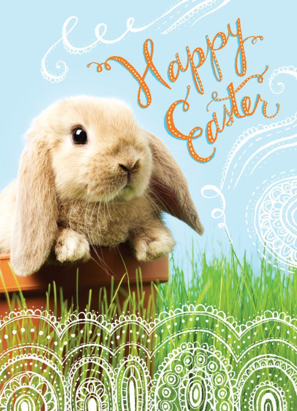 Bunny in Flower Pot